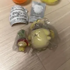 なかよし　さくらんぼスイング　カラビナマスコットチャーム　ポムポムプリン