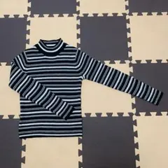 earth music&ecology リブハイネックニットプルオーバー　長袖