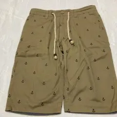 Free Gate アンカー柄 ショートパンツ ベージュのサムネイル
