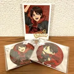 進撃の巨人　あみあみ　スケーター　 缶バッジ　2個　特典カード　エレン
