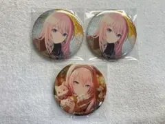 プロセカ グリッター缶バッジ 巡音ルカ