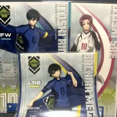 糸師凛 糸師冴 蜂楽廻 ブルーロック 一番くじ 夢中の連鎖 H賞 クリアポスター