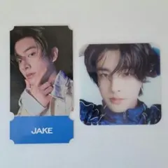 ENHYPEN ジェイク Cafe 宵 入場特典カード コースター 2点セット