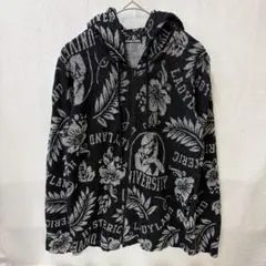 HYSTERIC GLAMOUR 総柄 パイル生 ジップ アップ パーカー 美品のサムネイル
