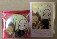 サカモトデイズ　東武動物公園　ミニキャラ缶バッジアニマル　フォト風カード　神々廻