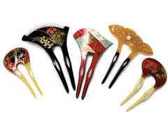 かんざし 5点まとめ売り 和装小物 金彩 着物