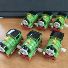 カプセルプラレール　パーシー　ゼンマイ車　6台セット