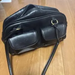 SHEIN ブラック レザー ショルダーバッグのサムネイル