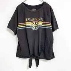 Tシャツ クルーネック 半袖 プリント【M】黒 綿 カジュアルのサムネイル