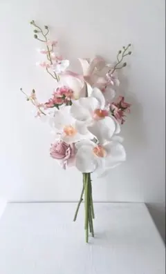 アーティフィシャルフラワーブーケ　和装　胡蝶蘭　アームブーケ　前撮り