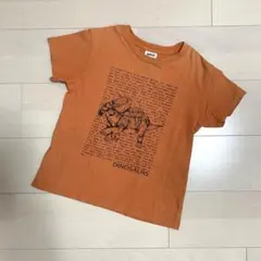 breeze キッズ 半袖Tシャツ 120cm 恐竜 トリケラトプス