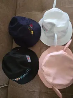 ディズニーバケットハット大人用２個子供用２個