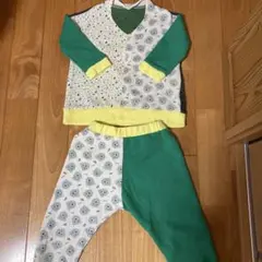 ハンドメイド　こども服　くまさん　セットアップ　90