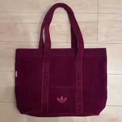 希少 80s デサント 刺繍ロゴ アディダス コーデュロイ トートバック 