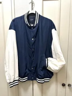美品　BEAMS HEART ネイビー ホワイト ジャンパー M