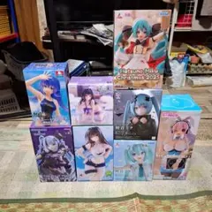 最新プライズ美少女フィギュア8点セットまとめ売り