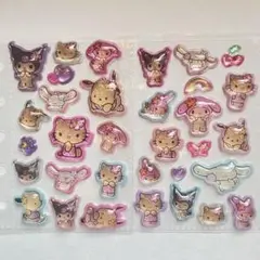 日焼けキティボンボンドロップシール　サンリオボンボンドロップ