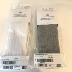 alo Quarter Crew Street Sock Mサイズ ホワイト - メルカリ