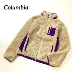 Columbia ボアジャケット レトロカーディガン ベージュのサムネイル