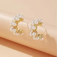 ♥️SAIL中♥️レディース　ピアス　パール　ゴールド　フォーマル　人気　上品