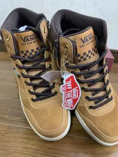 VANS バンズ ハイカットスニーカー 26.5cm ブラウン系