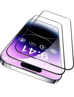 CASEKOO iPhone14 Pro 用 ガラスフィルム 2枚セット