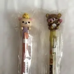 レア ローソン LAWSON リラックマ ゆらゆら3色ボールペン 2018年