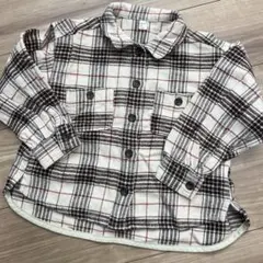 【après les cours 】 フランネル チェック柄シャツサイズ120