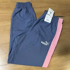 PUMA ジャージパンツ グレー/ピンク