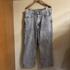 SILVERTAB グレー LOOSE デニムパンツ