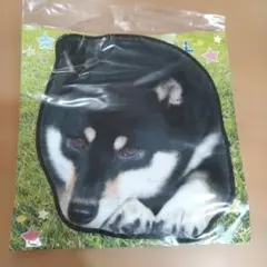 柴犬 黒柴 リアルアニマルタオル ハンカチ