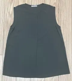 theory luxe セオリーリュクス　チュニック　ノースリーブ　グリーンのサムネイル