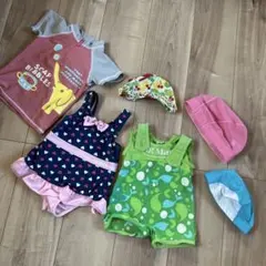 水着　Crocsなど　ハート模様 水着セット　※バラ売り