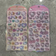 コットンパフィー　サンリオ　キティ　ボンボンドロップシール　正規品