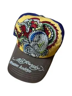 Ed Hardy メッシュキャップ エターナルラブ 刺繍 総柄 薔薇 Y2K Ed Hardy メッシュキャップ エターナルラブ 刺繍 総柄 薔薇 Y2K - メルカリ
