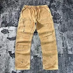 USA製 Carhartt 金ボタン YKKチャック 極上フェード シルエット◎