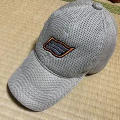 グレー メッシュキャップ 刺繍ロゴ　ヒョウドウ　HYOD バイク