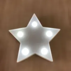 星型 LED マーキーライト ホワイト インテリア照明