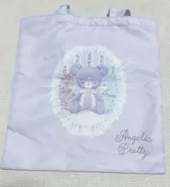 Angelic Pretty Milkyベアートートバッグ ラベンダーのサムネイル