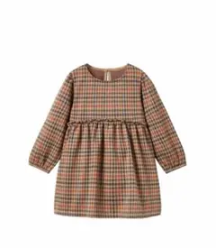 チェックテクスチャワンピース