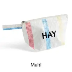 ヘイ HAY CANDY STRIPE WASH BAG S マルチカラー ③