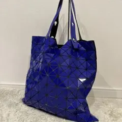 イッセイミヤケ　バオバオ　バッグ　トートバッグ　ハンドバッグ　青