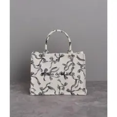 Maison de FLEUR ゴブランスリボン柄バッグのサムネイル