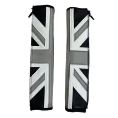 MINI シートベルトカバー ブラックユニオンジャック 2個セット 美品