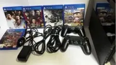 PS4本体 ゲーム5本 コントローラー2台セット