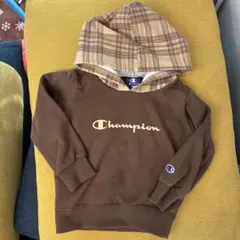 パーカー 子ども Champion ブラウン