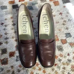 tehen ブラウン ローファー TN4299 23cm