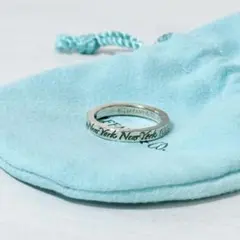 Tiffany & Co. ノーツナローシルバー925 リング　9号