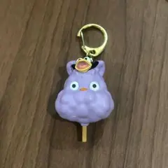どんぐり共和国　千と千尋の神隠し　縁日坊ネズミ綿菓子キーホルダー