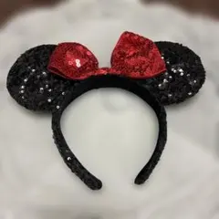 ミニー スパンコール カチューシャ